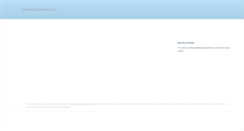 Desktop Screenshot of online-pharmacies.info