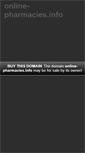 Mobile Screenshot of online-pharmacies.info